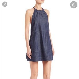 Free People Indigo Blue Jean Baby Casual Dress